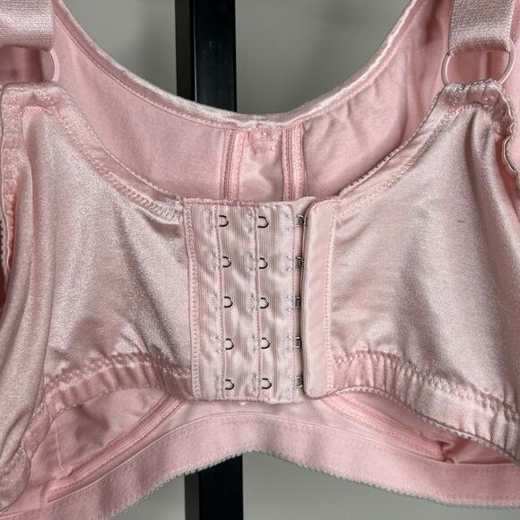ABC bra-size 46DDD-wireless, contour, pink 5 hook clasp, lightly padded - Picture 4 of 6